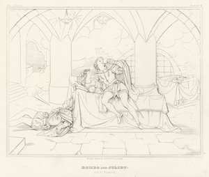 Romeo i Julia, akt V, scena 3 (rycina)