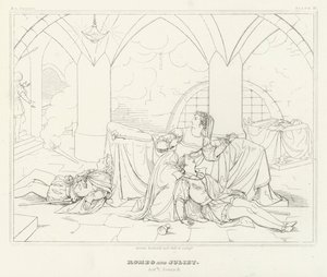 Romeo i Julia, akt V, scena 3 (rycina)