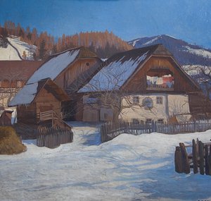 Dom wiejski autorstwa Friedrich Beck