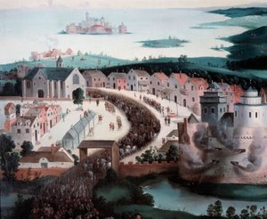 Wywiad z Francois I i Henrykiem VIII na camp du cloth d