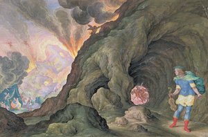 Orfeusz w Hadesie, 1643 autorstwa Friedrich Brentel