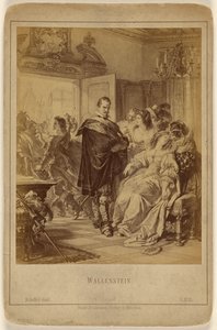Wallenstein [obraz namalowany przez C. Jaegera, Norymberga, 1867]. autorstwa Friedrich Bruckmann