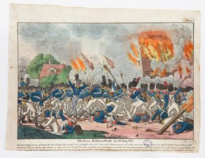 Bohaterski Blucher w bitwie, 16 czerwca 1815, 1815