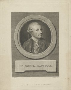 Portret Friedricha Gottlieba Klopstocka 1724-1803, c. 1790. autorstwa Friedrich Christian Gottlieb Geyser