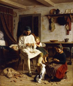 Obowiązki rodzinne, 1859 autorstwa Friedrich Edouard Meyerheim