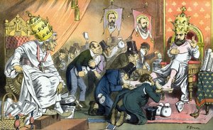 Bojkotowanie papieża autorstwa Friedrich Graetz