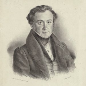 Portret kompozytora Johanna Wenzela Kalliwody 1801-1866. autorstwa Friedrich Gustav Schlick