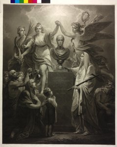 Apoteoza cesarza Franciszka II - Błogosławieństwo pokoju autorstwa Friedrich Heinrich Fuger