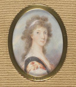 portret damy autorstwa Friedrich Heinrich Fuger