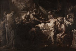 Der Tod des Germanicus autorstwa Friedrich Heinrich Fuger