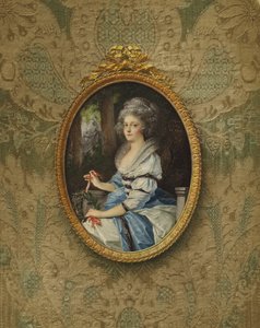 Portret księżniczki Elżbiety Wilhelminy Luizy, córki księcia Eugeniusza Wirtembergii, 1788