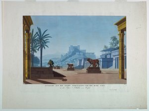 Wygląd sceny autorstwa Friedrich Jugel