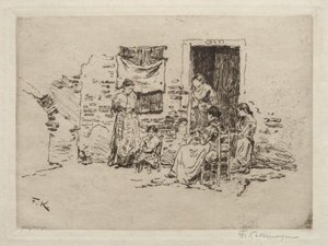 Chioggia. autorstwa Friedrich Kallmorgan