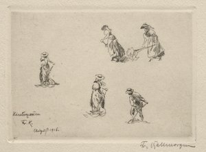 Sianokosy, 1916. autorstwa Friedrich Kallmorgan