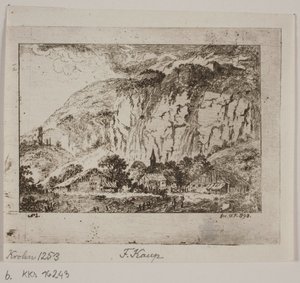 Krajobraz autorstwa Friedrich Kaup