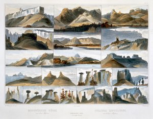 „Niezwykłe wzgórza w Upper Missouri”, 1844