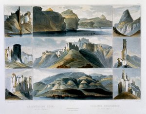 „Niezwykłe wzgórza w Upper Missouri”, 1844
