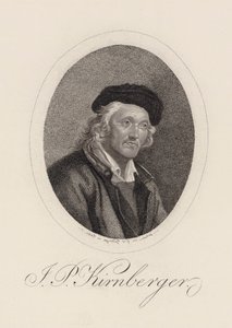 Portret kompozytora Johanna Philippa Kirnbergera 1721-1783.