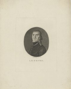 Generał Francois-Joseph Lefebvre 1755-1820, 1800. autorstwa Friedrich Wilhelm Nettling