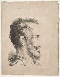 Głowa profilu. autorstwa Friedrich Wilhelm Reuter