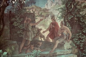 Odyseusz u świniopasa Eumaeus, Sceny z Odysei