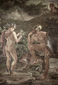 Odyseusz na wyspie Circe, Sceny z Odysei