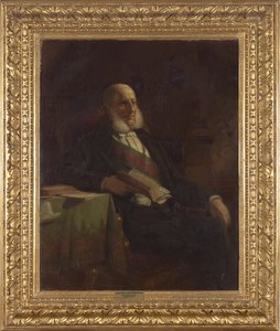 Anton Ritter von Schmerling (1805-1893), przewodniczący austriackiej Rady Cesarskiej autorstwa Friedrich von Amerling