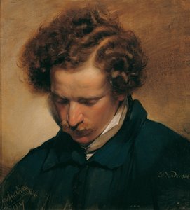 Malarz Eduard Bendemann autorstwa Friedrich von Amerling