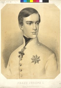 Cesarz Austrii Franciszek Józef I autorstwa Friedrich von Amerling