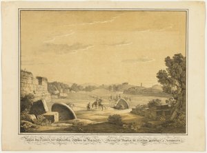 Ruiny świątyni Jowisza w Agrigente autorstwa Friedrich von Gärtner