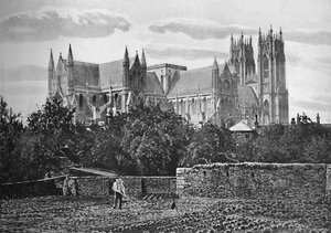 Beverley Minster, ok. 1896 r. autorstwa Frith and Co