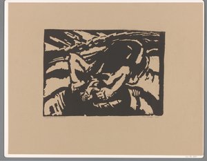 Klęczący mężczyzna autorstwa Frits van den Berghe (signed by artist)