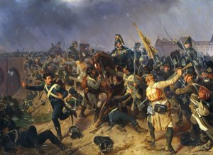 Odcinek ze spotkania pod Znaimem 1809 autorstwa Fritz L