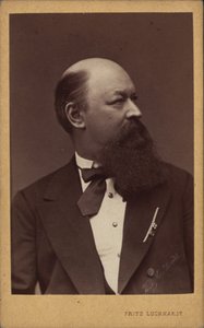 Portret kompozytora Franza von Suppè 1819-1895 , c. 1880.