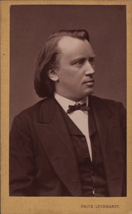 Portret kompozytora Johannesa Brahmsa 1833-1897, ok. 1930 r. 1875.