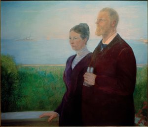 Podwójny portret (Woermann) autorstwa Fritz Mackensen