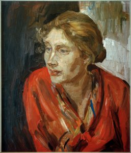 Portret córki Aleksandry autorstwa Fritz Mackensen