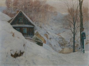 Seebachtal w pobliżu Franzensbad autorstwa Fritz Pontini