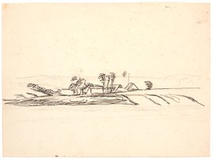 Krajobraz z farmą autorstwa Fritz Syberg