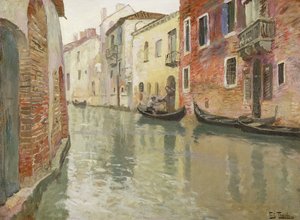 Weneckie rozlewisko, autorstwa Frits Thaulow