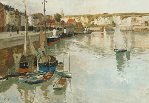 Dieppe, ok.1894 autorstwa Frits Thaulow