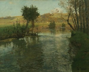 Francuski pejzaż rzeczny, ok. 1895 (obraz)
