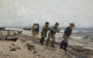 Rybacy powracający do domu, Skagen
