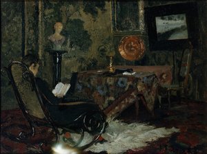 Wnętrze, Grini autorstwa Fritz Thaulow