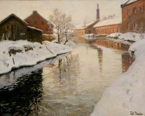 Rzeka Lysaker autorstwa Fritz Thaulow