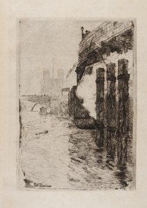 Pomost autorstwa Fritz Thaulow