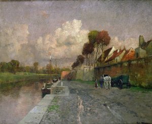 Nieznany obraz autorstwa Frits Thaulow