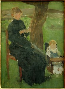 matka i dziecko autorstwa Fritz von Uhde