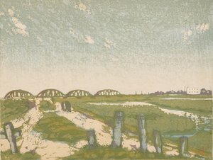 Nowa Arakawa autorstwa Fukazawa Sakuichi
