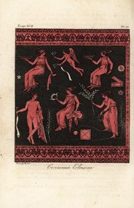 Misteria eleuzyjskie, inicjacje kultu Demeter i Persefony z siedzibą w Eleusis w Grecji autorstwa Fumagalli Fumagalli